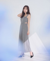 ANDGEEBEE | ヘリンボーンカットソージャンスカ(ワンピース)