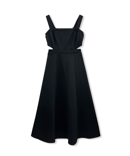 ANDGEEBEE（アンジービー）の「ヘリンボーンカットソージャンスカ（ワンピース・レディース・ブラック×ホワイト/ブラック・FREE）」の17枚目の写真