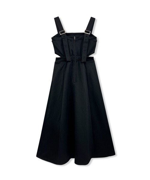 ANDGEEBEE（アンジービー）の「ヘリンボーンカットソージャンスカ（ワンピース・レディース・ブラック×ホワイト/ブラック・FREE）」の18枚目の写真