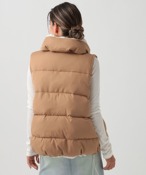 BAYFLOW（ベイフロー）の「リバーシブルパファーベスト（ベスト・レディース・ブラウン/ブラック・SMALL/MEDIUM）」の21枚目の写真