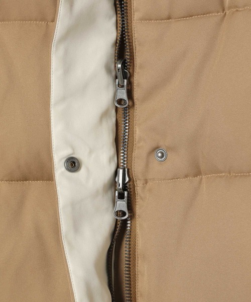 BAYFLOW（ベイフロー）の「リバーシブルパファーベスト（ベスト・レディース・ブラウン/ブラック・SMALL/MEDIUM）」の9枚目の写真