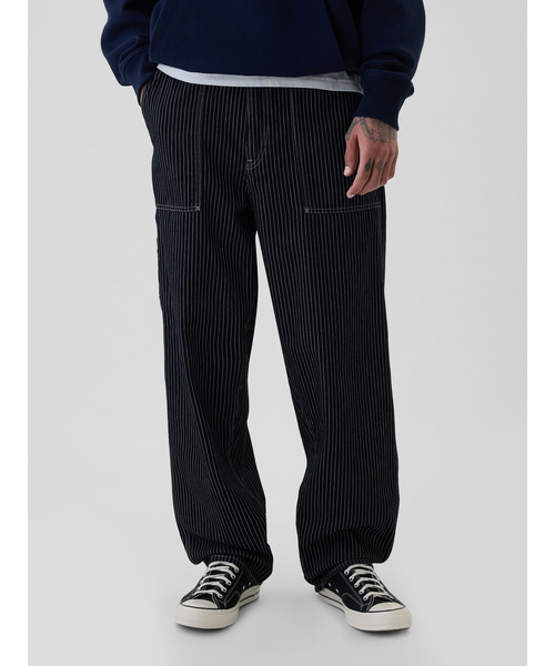 GAP(ギャップ)の「レイルロード ユーティリティ バギーデニム(デニムパンツ・メンズ・ネイビー・32W 30L/31W 30L/30W 30L/29W 30L/28W 30L/31W 32L/32W 32L/33W 32L/34W 32L/36W 32L)」の1枚目の写真