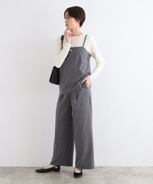 INDIVI（インディヴィ）の「◆【洗える】コンパクトベロアカットソー（Tシャツ/カットソー・レディース・ライトグレー/ブラック/オフホワイト・40/38/19/15 /13/05）」の20枚目の写真