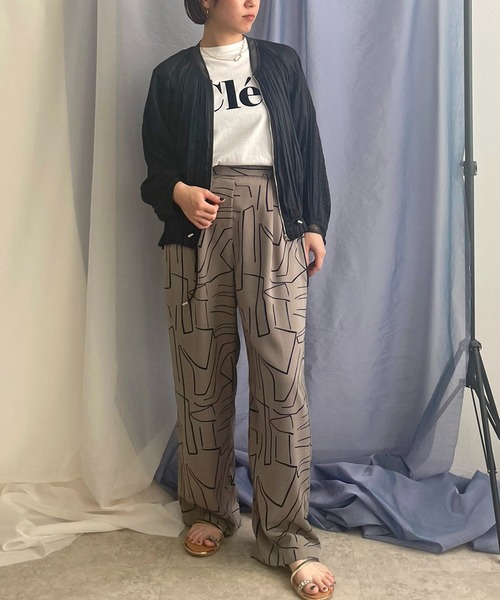 【セール】ランダムプリーツブルゾン（ブルゾン）｜LHELBIE（レルビエ）