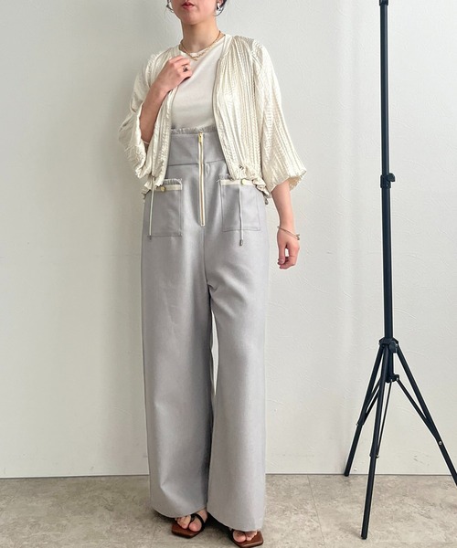 【セール】ランダムプリーツブルゾン（ブルゾン）｜LHELBIE（レルビエ）