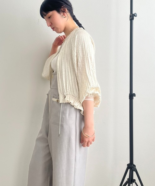 【セール】ランダムプリーツブルゾン（ブルゾン）｜LHELBIE（レルビエ）