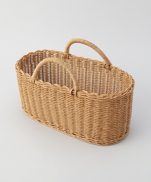 212 KITCHEN STORE（トゥワントゥキッチンストア）の「ナイール オーバルハンドルバスケット Ｌ（キッチン収納・レディース・その他・00）」の2枚目の写真