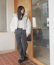 GLOBAL WORK | エアサーマルショートパファー/AND YUA ANY/115802(ダウンジャケット/コート)