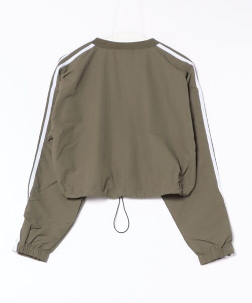 GORGE(ゴージ)の「《クロップド丈×スポーティ》レディース ナイロン ドローコード トップス ロゴ入り 春秋(その他トップス・レディース・ブラック/カーキ/ネイビー・F)」の8枚目の写真