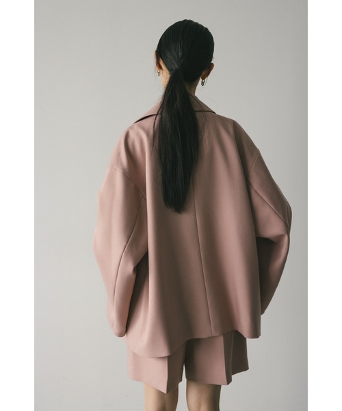 STYLEMIXER(スタイルミキサー)の「ワイドスリーブテーラードジャケット(テーラードジャケット・レディース・ピンク/ライトブラウン/ブラック・FREE)」の9枚目の写真