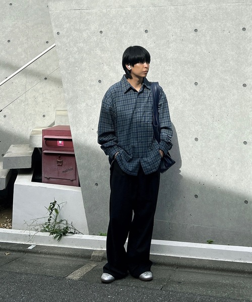 MandO(エムオー)(エムオー)の「【MandO】コーデュロイチェックアソートレギュラーシャツ(シャツ/ブラウス・メンズ・ベージュ系/ブルー系・MEDIUM/LARGE)」の16枚目の写真