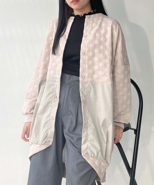 AS KNOW AS plus(アズノゥアズプラス)の「◇ゆるり切り替えコクーンカーディガン(カーディガン/ボレロ・レディース・ボルドー/グレイッシュベージュ/チャコールグレー/ダークグリーン/ベージュ系/ダークグリーン系/グレー系/ネイビー系/ベージュ系1/ダークグリーン系1/オレンジ系1/グレー系1/ダークグリーン系2/ベージュ系2/ネイビー系2/グレー系2/ホワイト系その他3/ブルー系3/グレー系3/ベージュ系3/グレー系4/ネイビー系4/ベージュ系4/ダークグリーン系4・FREE)」の12枚目の写真