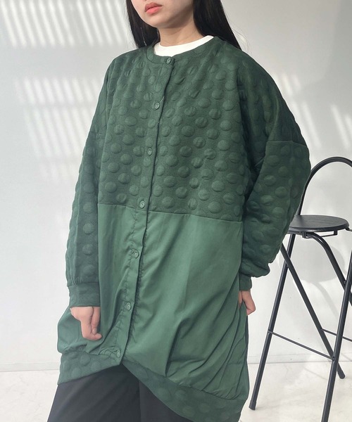 AS KNOW AS plus(アズノゥアズプラス)の「◇ゆるり切り替えコクーンカーディガン(カーディガン/ボレロ・レディース・ボルドー/グレイッシュベージュ/チャコールグレー/ダークグリーン/ベージュ系/ダークグリーン系/グレー系/ネイビー系/ベージュ系1/ダークグリーン系1/オレンジ系1/グレー系1/ダークグリーン系2/ベージュ系2/ネイビー系2/グレー系2/ホワイト系その他3/ブルー系3/グレー系3/ベージュ系3/グレー系4/ネイビー系4/ベージュ系4/ダークグリーン系4・FREE)」の18枚目の写真