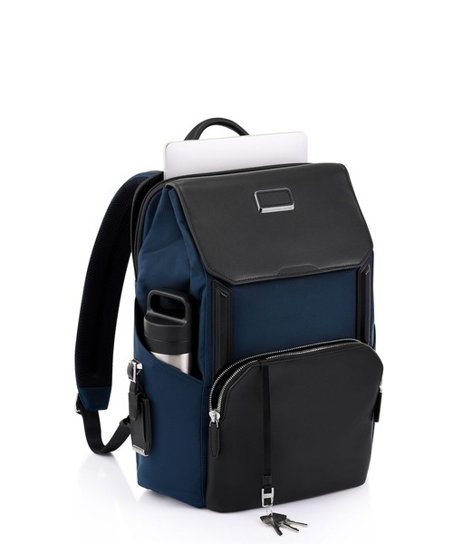 TUMI(トゥミ)の「JARVIS フラップ・バックパック(A4/PC15インチまで対応)(バックパック/リュック・メンズ・ネイビー系/ブラック×ブルー/ブラック・FREE)」の12枚目の写真