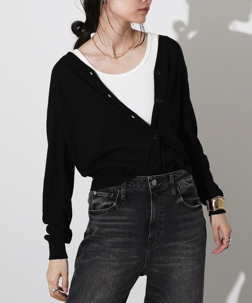 【セール】２ＷＡＹカシュクールカーディガン（ニット/セーター）｜The rejoice（ザ リジョイス）