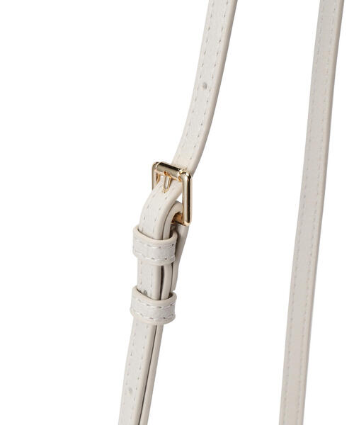 EDIT COLOGNE（エディットコロン）の「カットワークバケツバッグ（ショルダーバッグ・レディース・ホワイト/ブラック・ﾌﾘ-）」の8枚目の写真