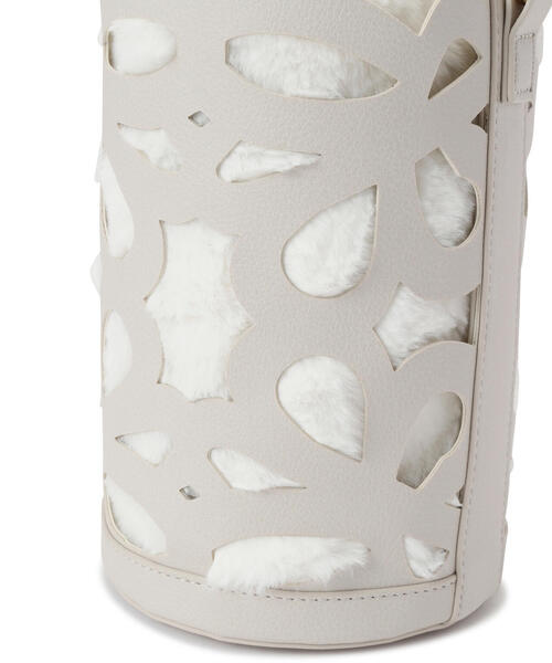 EDIT COLOGNE（エディットコロン）の「カットワークバケツバッグ（ショルダーバッグ・レディース・ホワイト/ブラック・ﾌﾘ-）」の13枚目の写真