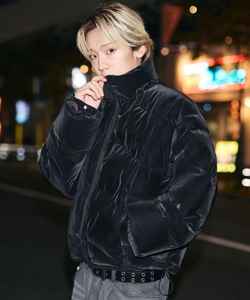 MSG（エムエスジー）の「【フィルパワー600】機能性 中綿キルティング ショート丈ジャケット（ダウンジャケット/コート・メンズ・ブラウン/チャコール/ブラック/ブラック系/レオパード/グレー・XL/S/M/L）」の8枚目の写真