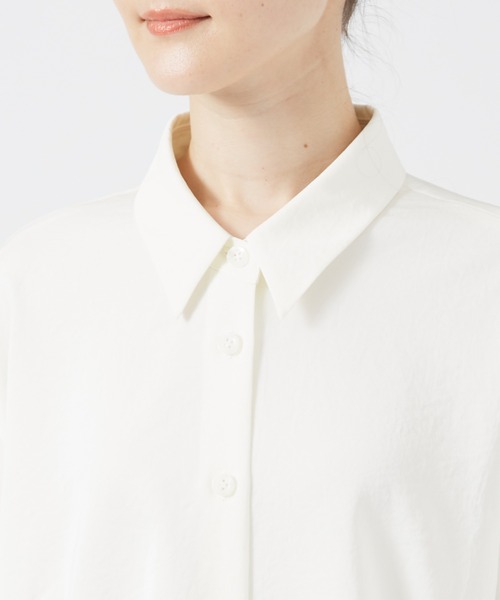 qualite(カリテ)の「スライトラスターシャツ(シャツ/ブラウス・レディース・ブルー/ブラック/ホワイト・フリー)」の11枚目の写真