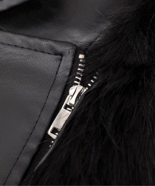 ファートリム レザー ベルテッドコート ロングコート レザーコート レディース ラム ファー付き 皮