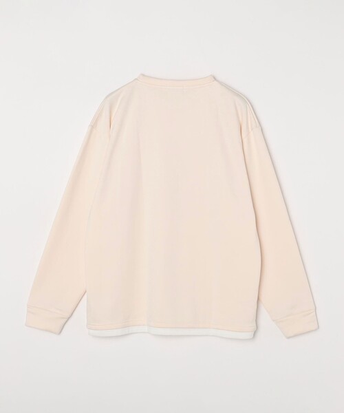 SHIPS any(シップス エニィ)の「【WEB限定】SHIPS any: ピーチ シャギー フェイクレイヤード Tシャツ(ロンT)◇(Tシャツ/カットソー・メンズ・ホワイト/ダークグレー/ベージュ/ネイビー・MEDIUM/LARGE/X-LARGE)」の17枚目の写真