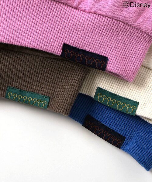 Disney(ディズニー)の「WEB限定 ディズニーキャラクター/バラエティトレーナー(スウェット・キッズ・ブラウン/オフホワイト/イエロー/ピンク/ブルー・90/100/110/120/80/130/140)」の7枚目の写真
