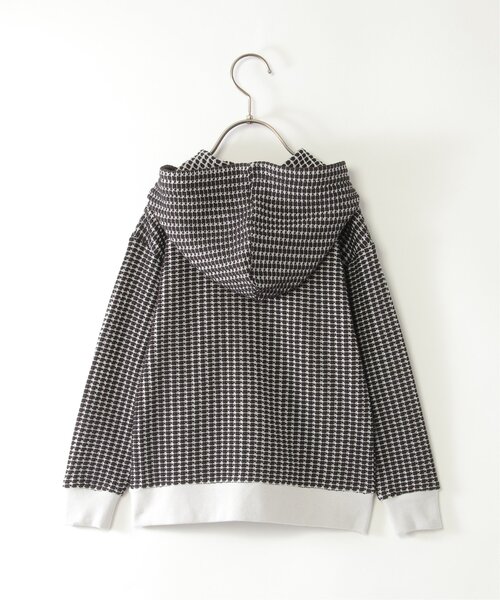 ikka（イッカ）の「【親子コーデ】ビックワッフルジップパーカー（120~160cm）（パーカー・キッズ・ブラック・130/140/150/160/120）」の13枚目の写真