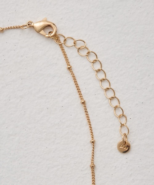 ANU（アヌ）の「heart key necklace - ハートキーネックレス（ネックレス・レディース・ゴールド/ブラック×シルバー・FREE）」の9枚目の写真