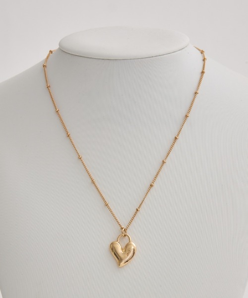 ANU（アヌ）の「heart key necklace - ハートキーネックレス（ネックレス・レディース・ゴールド/ブラック×シルバー・FREE）」の15枚目の写真