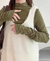 【apres jour clair】クシュクシュハイネックインナー【ZOZOTOWN限定アイテム】
