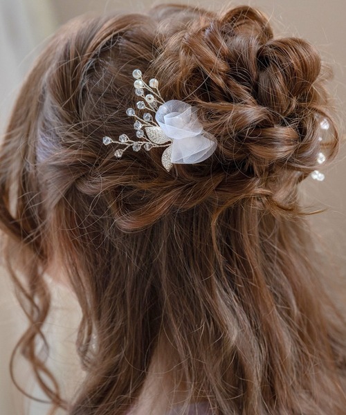 coussinet （クシネ）ヘアピン　パフュームピン　結婚式　ハーフツイン coussinet （クシネ）ヘアピン パフュームピン 結婚式 ハーフ