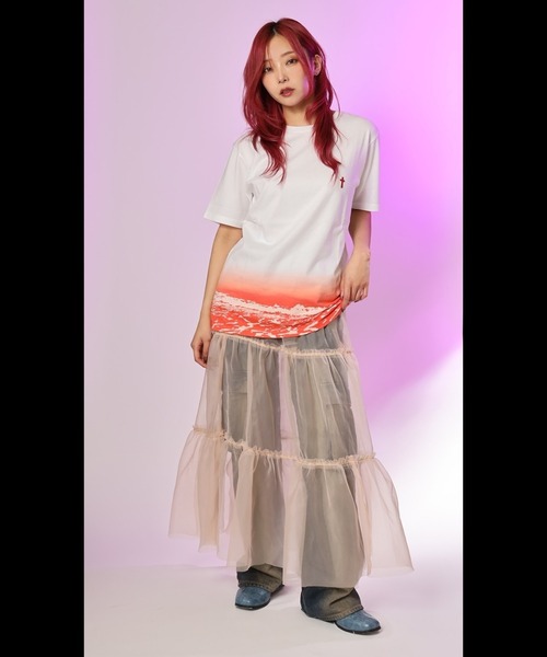 RADIO EVA(ラヂオエヴァ)の「RADIO EVA A262 Rebuild Evangelion Tulle Skirt(スカート・レディース・ブラック/ブラウン/ブルー/ピンク・FREE)」の10枚目の写真