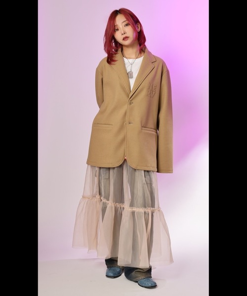 RADIO EVA(ラヂオエヴァ)の「RADIO EVA A262 Rebuild Evangelion Tulle Skirt(スカート・レディース・ブラック/ブラウン/ブルー/ピンク・FREE)」の7枚目の写真