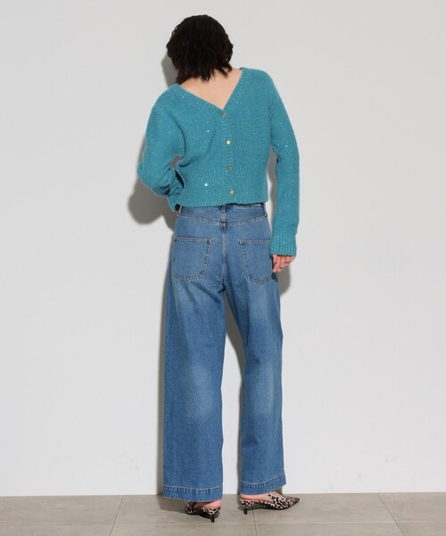 GALLEST（ギャレスト）の「◆ワイドシームデニム（デニムパンツ・レディース・チャコールグレー/ブルー系その他・36/38/40）」の5枚目の写真