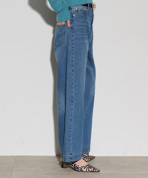 GALLEST（ギャレスト）の「◆ワイドシームデニム（デニムパンツ・レディース・チャコールグレー/ブルー系その他・36/38/40）」の6枚目の写真