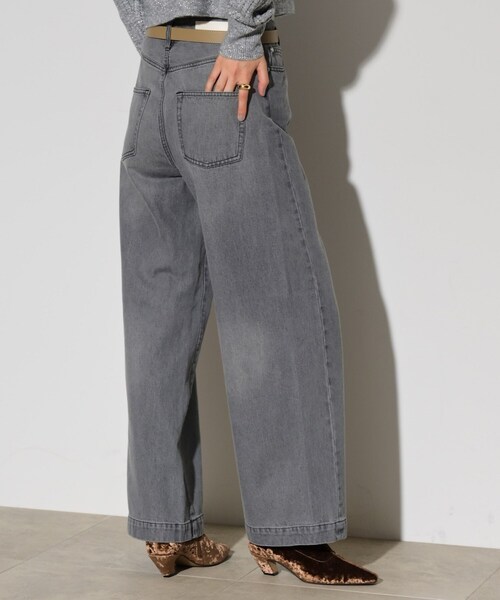 GALLEST（ギャレスト）の「◆ワイドシームデニム（デニムパンツ・レディース・チャコールグレー/ブルー系その他・36/38/40）」の14枚目の写真