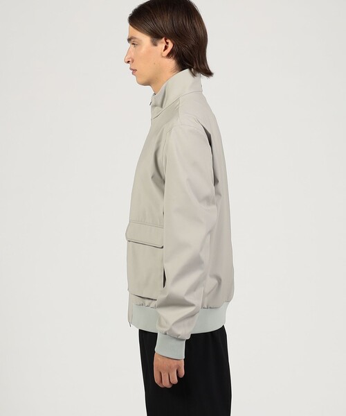 HERNO(ヘルノ)の「HERNO 3レイヤーウール ブルゾン Loro Piana STORM SYSTEM(ブルゾン・メンズ・ベージュ/ネイビー・50/52)」の5枚目の写真