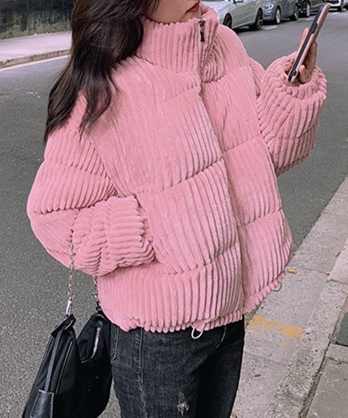 90's コーデュロイ　ショート丈ブルゾン　ボンバージャケット　アーカイブ Gaphos ブルゾン アウター コーデュロイドロストポケットハーフジップ