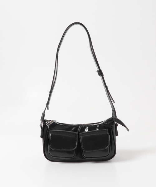 KBF（ケイビーエフ）の「アウトポケットショルダーBAG（ショルダーバッグ・レディース・シルバー/ブラック・ONE）」の18枚目の写真