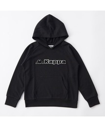 Kappa | Kappa/カッパ キッズ ブランド ロゴ サガラ刺繍 長袖 プルオーバー スウェット パーカー フーディー(パーカー)