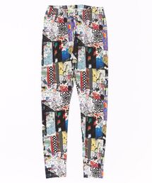 143695：スカラー・ネコ・花柄 3柄展開コラーゲン繊維入りレギンス