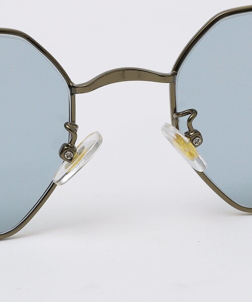 SHIPS Colors(シップス カラーズ)の「SHIPS Colors:オクタゴン サングラス◇(サングラス・メンズ・ライトグレー/ライトブルー・ONE SIZE)」の7枚目の写真