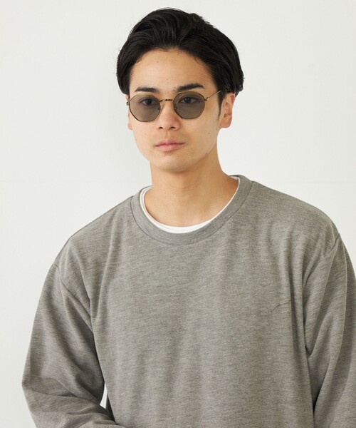 SHIPS Colors(シップス カラーズ)の「SHIPS Colors:オクタゴン サングラス◇(サングラス・メンズ・ライトグレー/ライトブルー・ONE SIZE)」の14枚目の写真