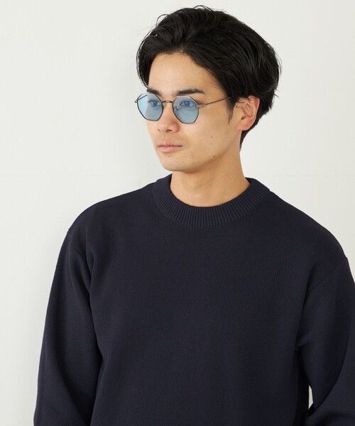 SHIPS Colors(シップス カラーズ)の「SHIPS Colors:オクタゴン サングラス◇(サングラス・メンズ・ライトグレー/ライトブルー・ONE SIZE)」の17枚目の写真
