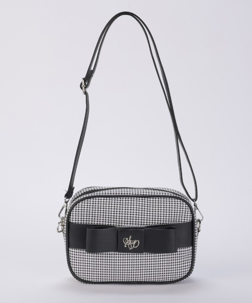 セール】リボン キルト 千鳥 ショルダーバッグ ホイップ
