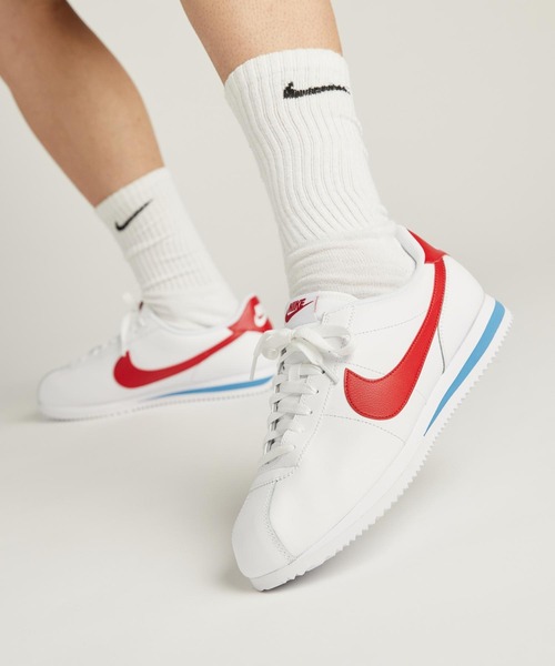 NIKE(ナイキ)の「ナイキ コルテッツ レザー メンズシューズ / Nike Cortez Leather Men's Shoes DM4044-108 White(スニーカー・メンズ・ホワイト・26/26.5/27/27.5/28/28.5/29/29.5/30/25/25.5/24/24.5)」の5枚目の写真