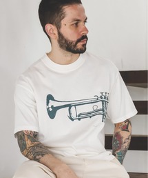 MR.OLIVE（ミスターオリーブ）の「USED 17/1 EMERALD COTTON / TRUMPET S/S T-SHIRT（Tシャツ/カットソー）」
