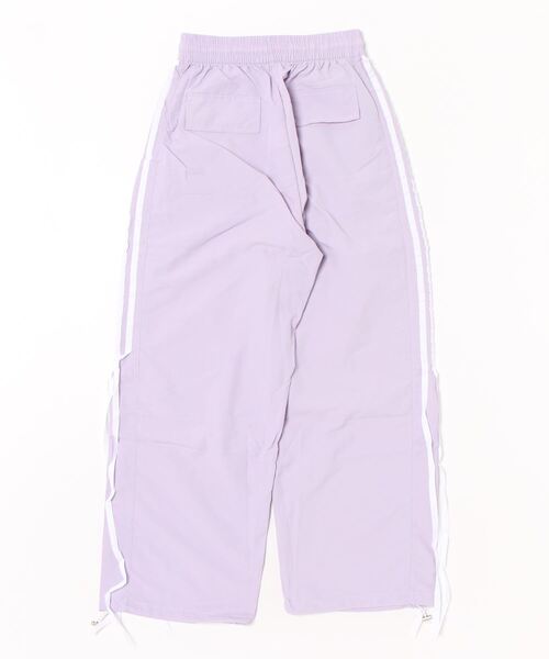 VICKY（ビッキー）の「サイドライントラックパンツ《洗濯機で洗える》（その他パンツ・レディース・パープル/ライトグレー・M）」の3枚目の写真