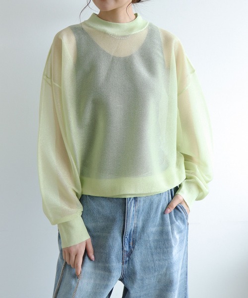 【セール】ラメシアーニットプルオーバー（ニット/セーター）｜TITE IN THE STORE（ティテ インザ ストア）