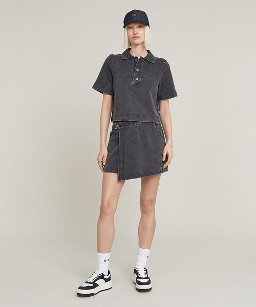 G-STAR（ジースター）の「Overdyed Sweat Skort/オーバーダイスウェットスコート/ショートパンツ（その他パンツ・レディース・ブラック系その他/ブルー系その他・SMALL/X-SMALL/MEDIUM）」の6枚目の写真